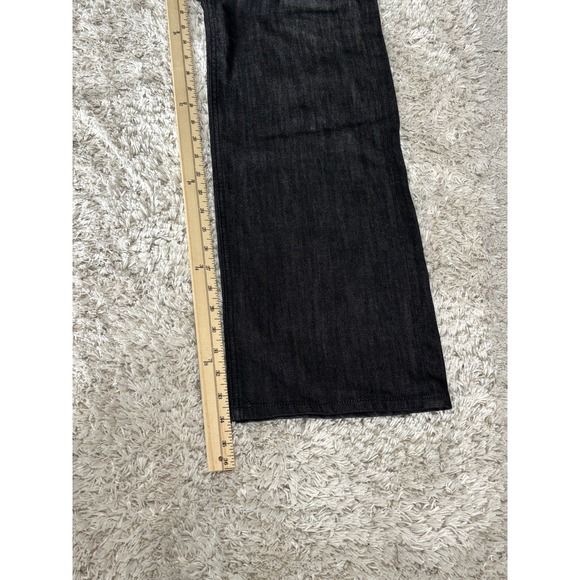 Guess Rowland Fit Mens Relaxed Straight Leg Jeans Black Coated Denim 36x32 - Picture 7 of 7